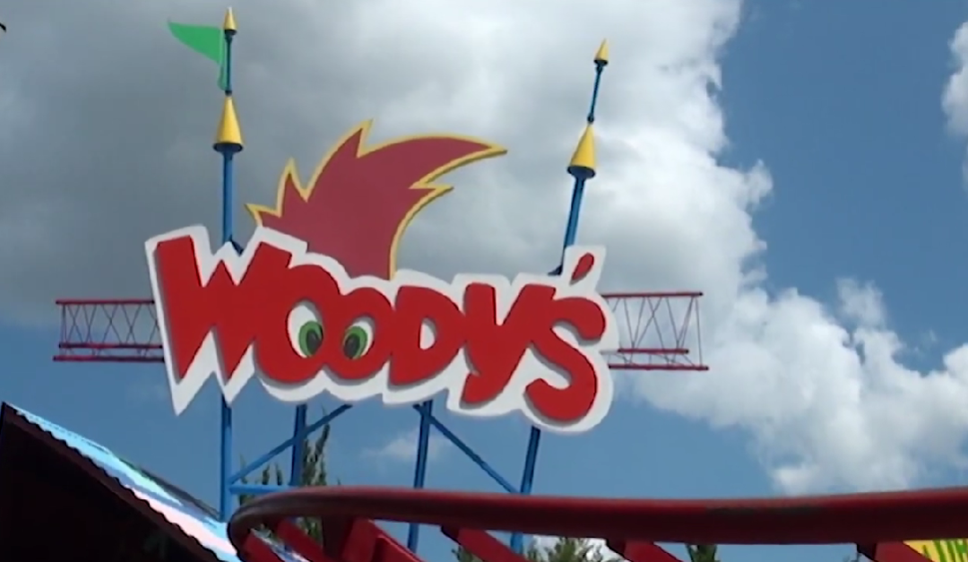 UNIVERSAL STUDIOS WOODY WOODPECKER’S NUTHOUSE COASTER