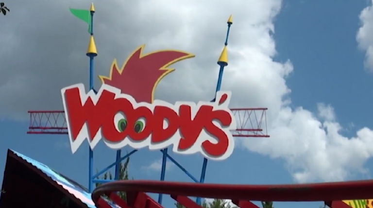 UNIVERSAL STUDIOS WOODY WOODPECKER’S NUTHOUSE COASTER