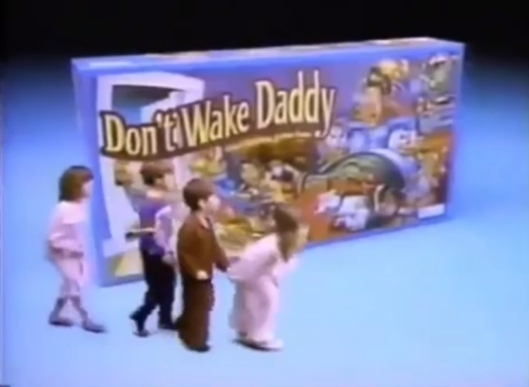 DON’T WAKE DADDY COMMERCIAL (1992) – PARKER BROTHERS