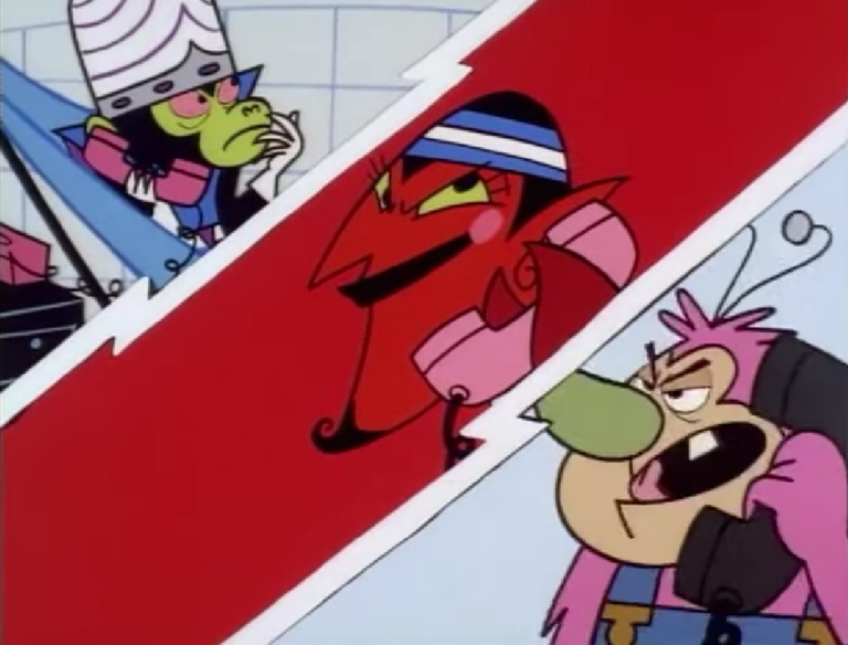 POWERPUFF GIRLS – MOJO JOJO CALLS FUZZY LUMPKINS AND HIM