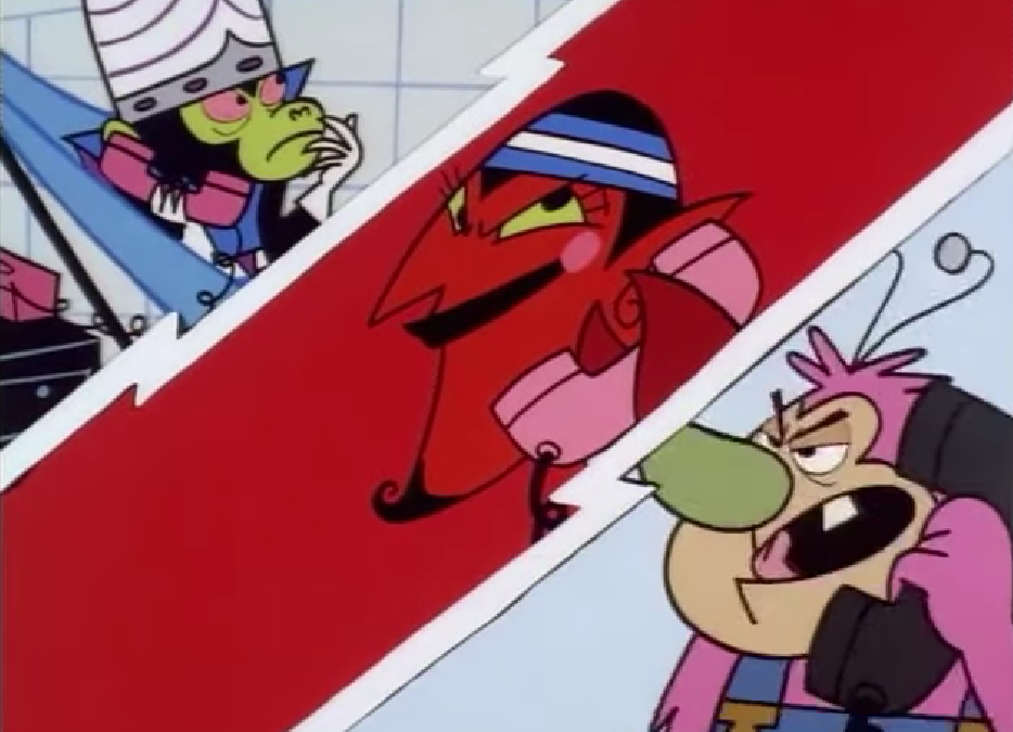 POWERPUFF GIRLS – MOJO JOJO CALLS FUZZY LUMPKINS AND HIM