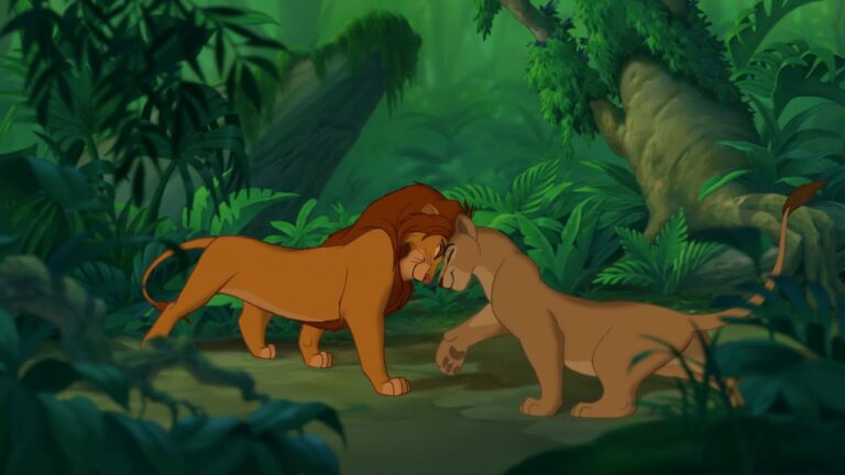 THE LION KING 1994 – SIMBA AND NALA REUNION