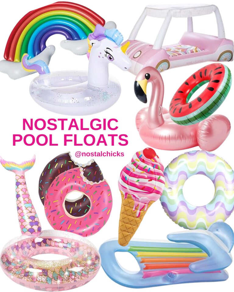 NOSTALGIC POOL FLOATS