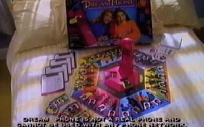 1991 ELECTRONIC DREAM PHONE GAME BY MILTON BRADLEY