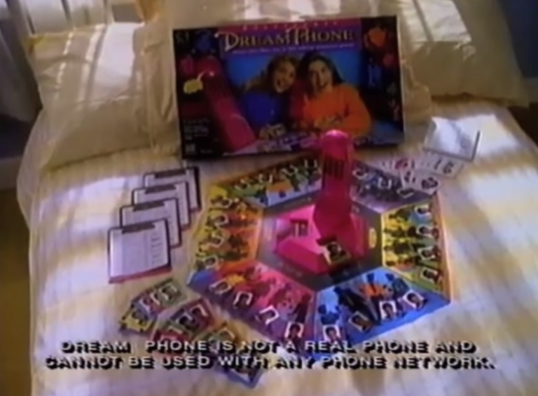 1991 ELECTRONIC DREAM PHONE GAME BY MILTON BRADLEY