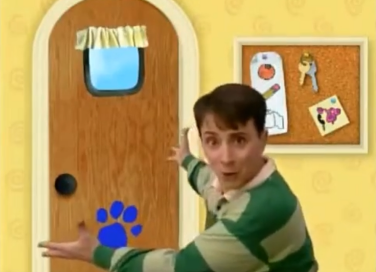 “BLUE’S CLUES” A CLUE ON THE DOOR