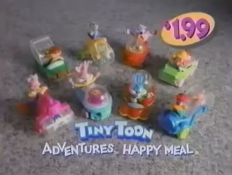 1992 MCDONALD’S COMMERCIAL – TINY TOONS ADVENTURES TOYS