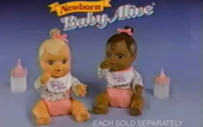 1993 NEWBORN BABY ALIVE DOLL COMMERCIAL