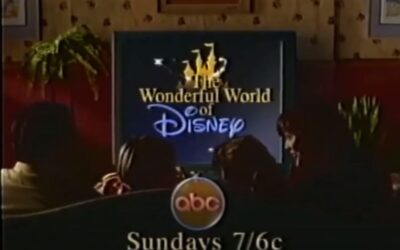 90’S WONDERFUL WORLD OF DISNEY AT ABC SUNDAY COMMERCIAL