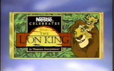 NESTLE’S THE LION KING CHOCOLATE BAR 90’S COMMERCIAL