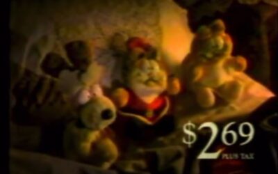 90’S McDONALD’S GARFIELD CHRISTMAS PLUSH TOYS COMMERCIAL